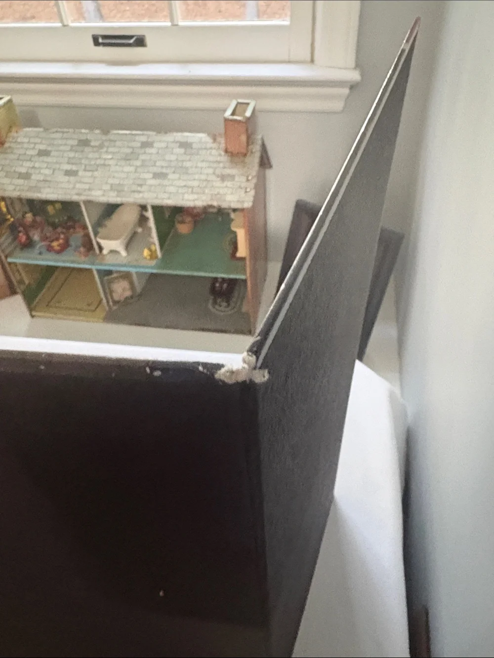 Holiday Pop-Up Village House Panel - Festive Window Display- for Byers Choice